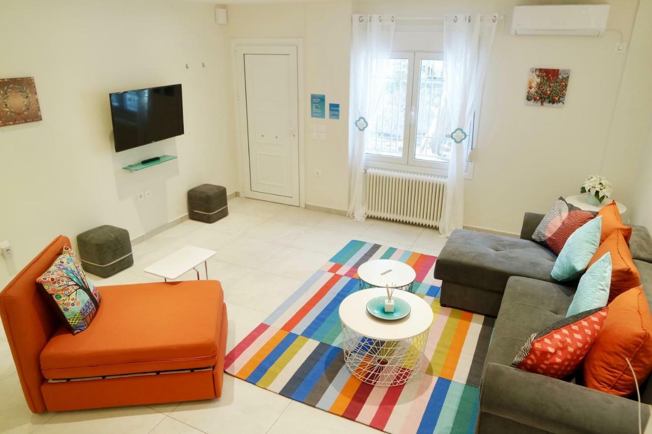Design Apartment In The City Of Athén Kültér fotó